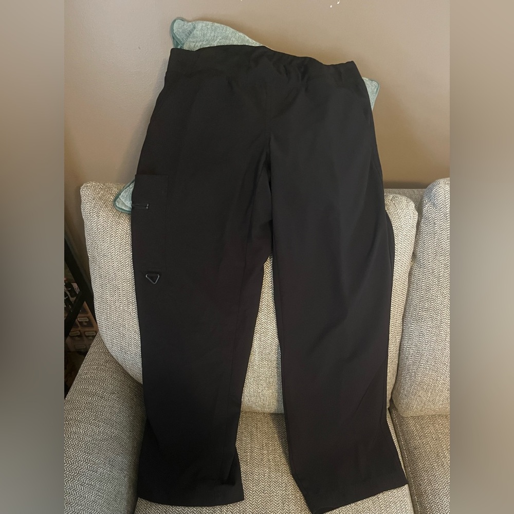 Black scrub pants